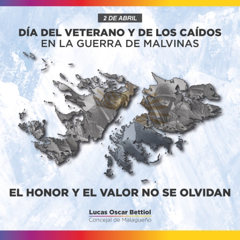 2 de Abril - Día del Veterano y de los Caídos en la Guerra de Malvinas