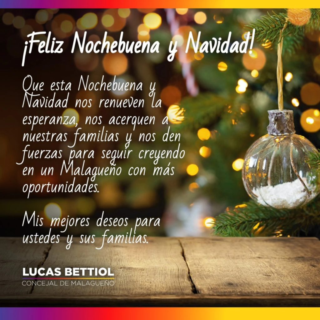 ¡Feliz Noche Buena y Navidad!