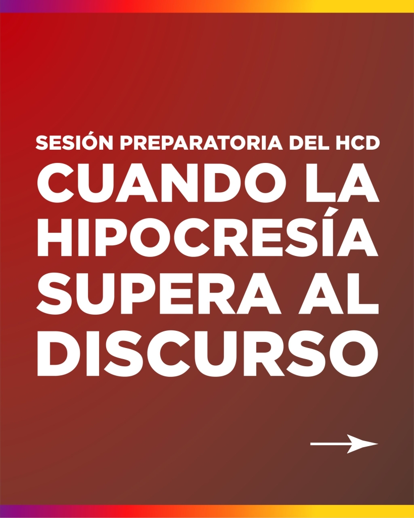 Cuando la hipocresía supera al discurso