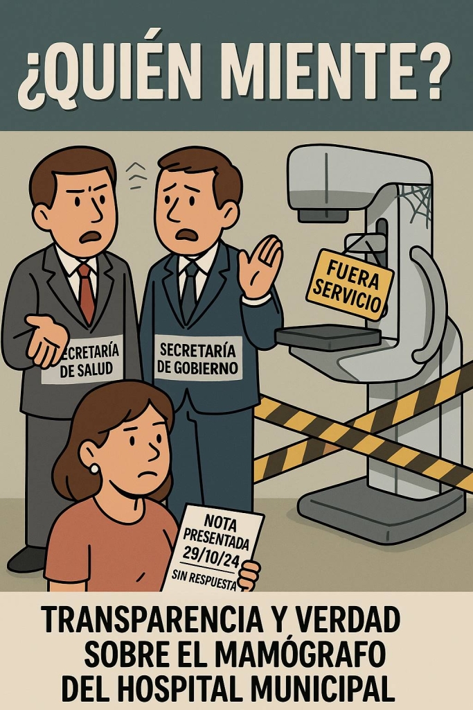 ¿Quién miente? Transparencia y verdad sobre el mamógrafo del Hospital Municipal