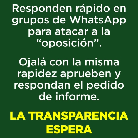 La transparencia espera