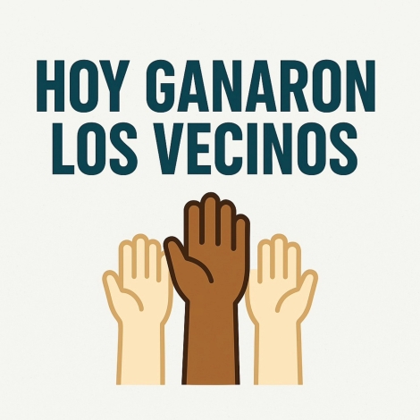 Hoy ganaron los vecinos
