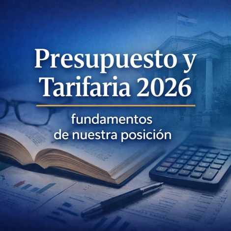 Presupuesto y Tarifaria 2026: fundamentos de nuestra posición
