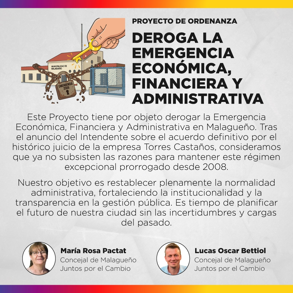 Proyecto de ordenanza - Deroga el artículo 10° de la Ordenanza N° 2374/2025