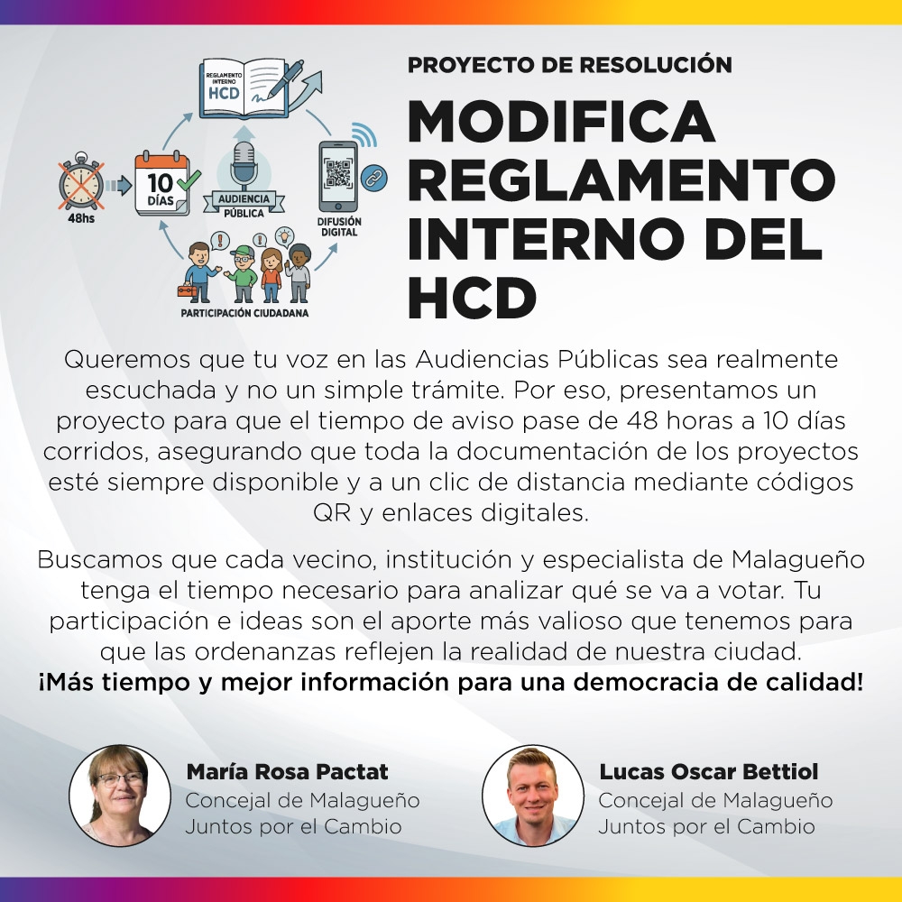 Proyecto de resolución - Modifica el Reglamento Interno del Honorable Concejo Deliberante (Resolución N° 437/2008)