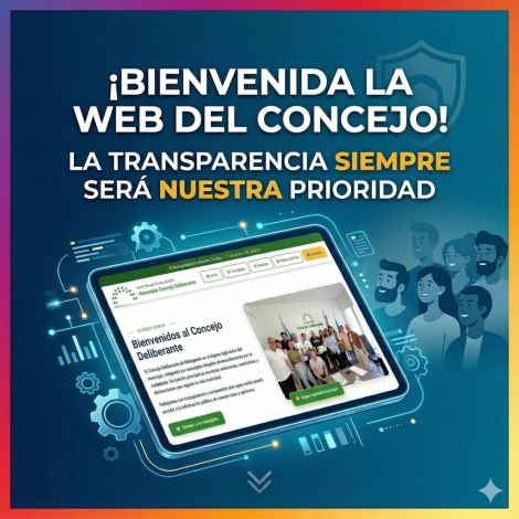 ¡Bienvenida la Web del Concejo! La transparencia siempre será nuestra prioridad