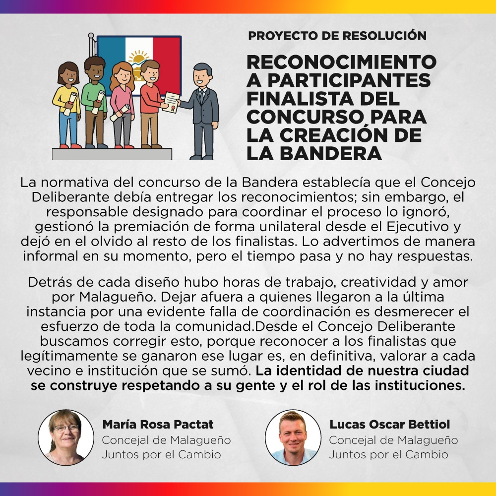 Proyecto de Resolución - Reconocimiento a participantes finalista del concurso para la creación de la Bandera