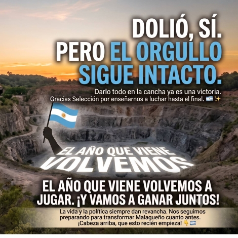 Dolió, sí. Pero el orgullo sigue intacto